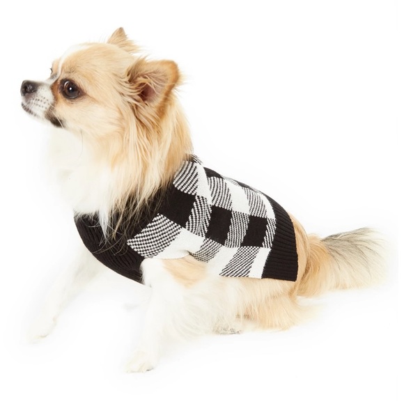 Check-Print Dog Family Family Sweater NWT! - Picture 6 of 7